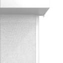 Pergola bioclimatique adossée 4x3m motorisée/éclairée en aluminium blanc avec 1, 2 ou 3 stores