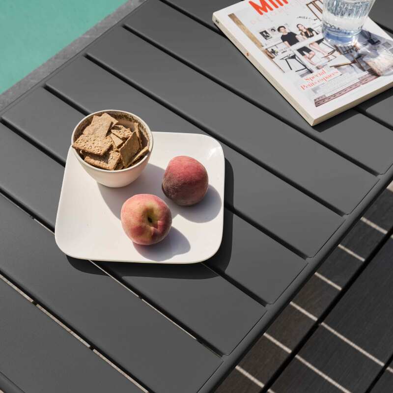 Table basse de jardin rectangulaire 90 x 50 cm