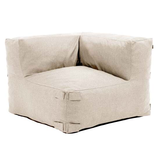 Fauteuil d'angle pour salon de jardin modulable