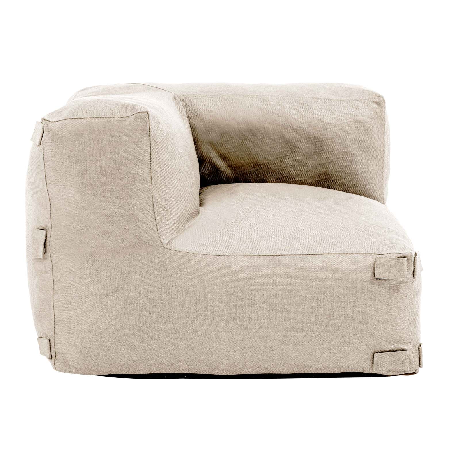 Fauteuil d'angle pour salon de jardin modulable