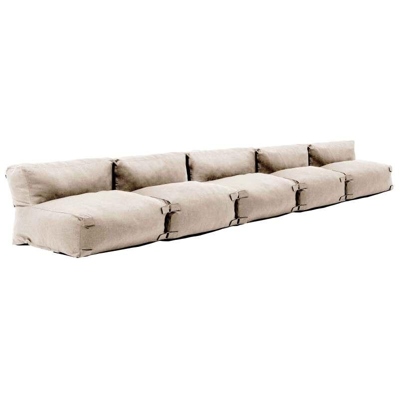 Salon de jardin modulable 5 chauffeuses 