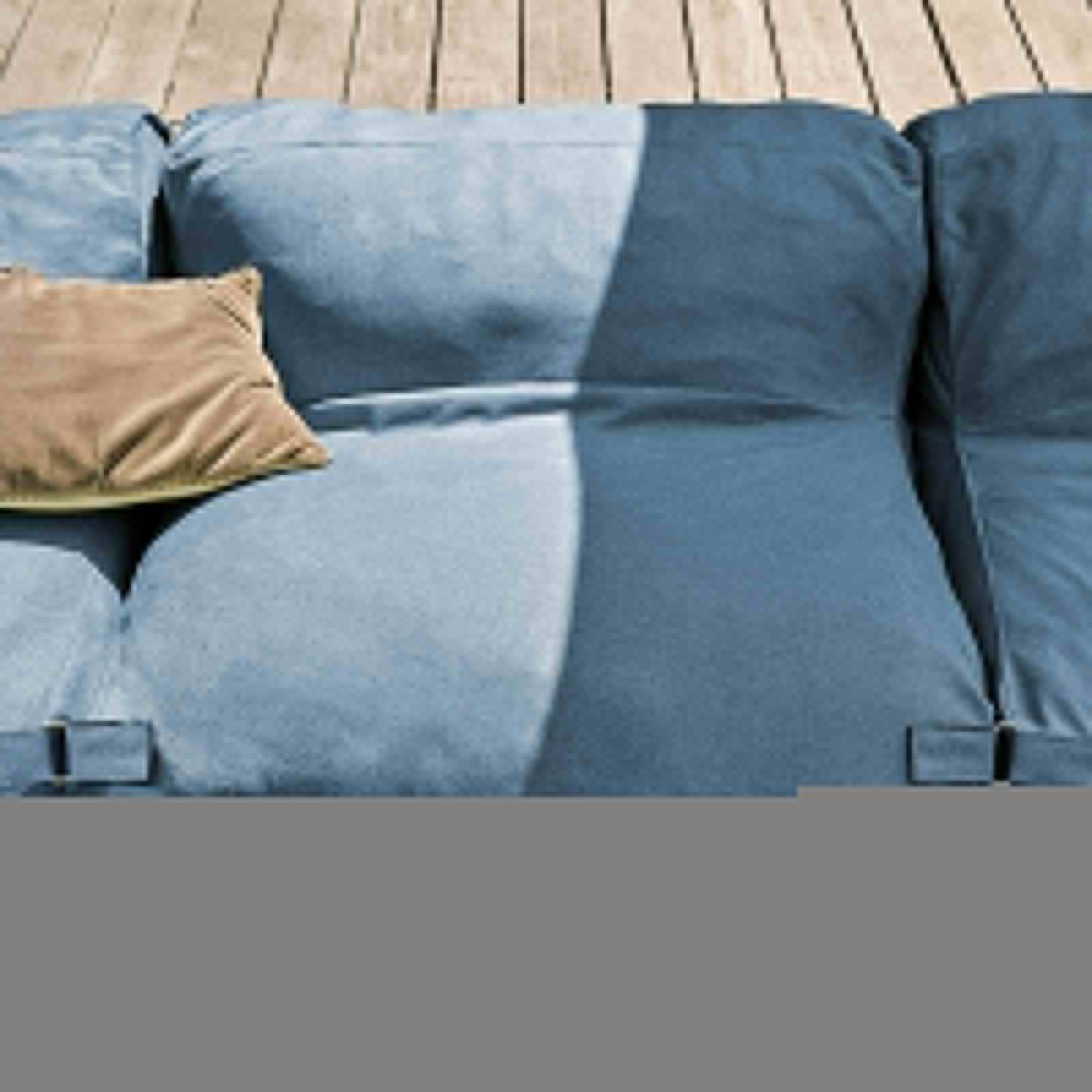 Salon de jardin modulable avec 2 fauteuils et 1 méridienne 