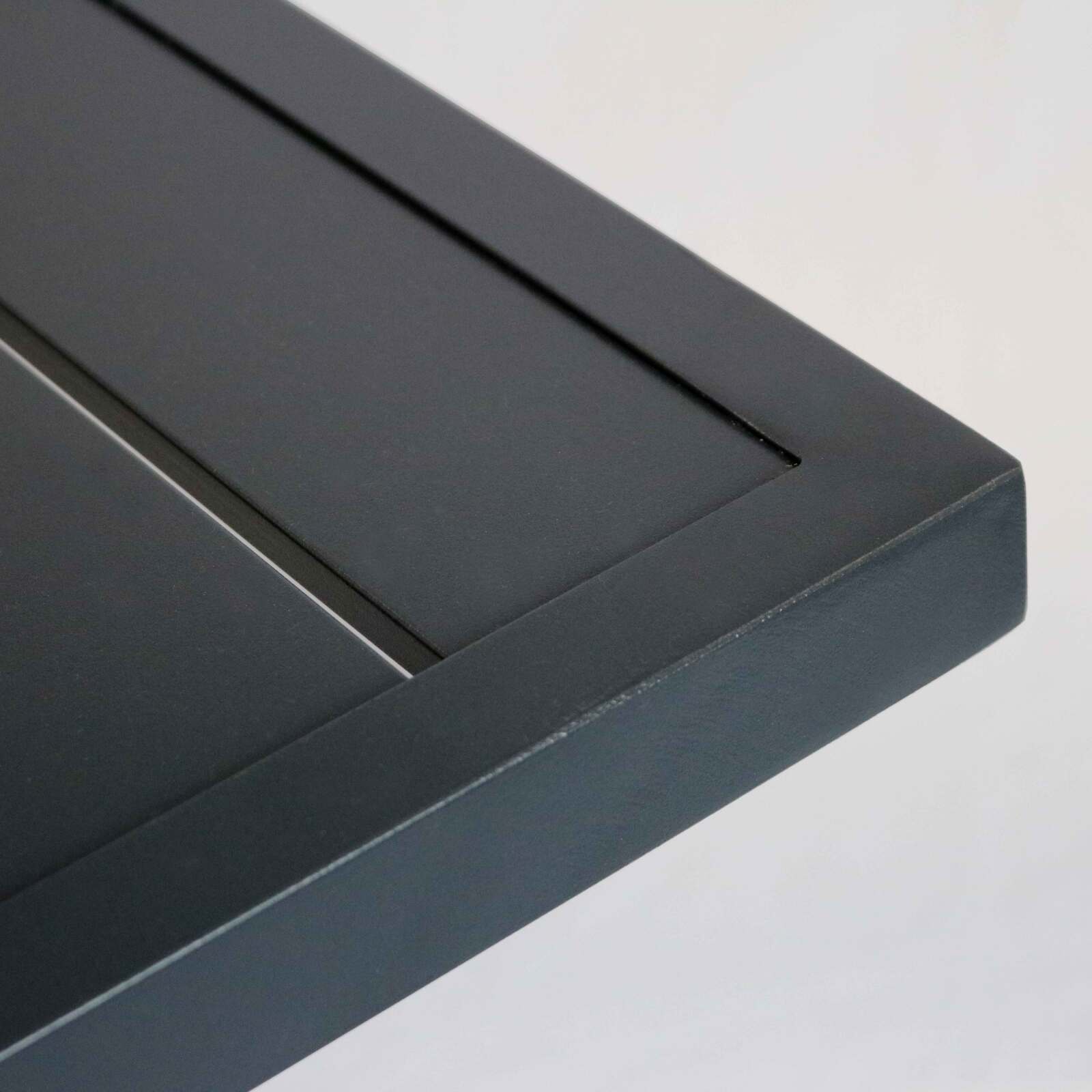 Table de jardin carrée (70 x 70 cm) en aluminium