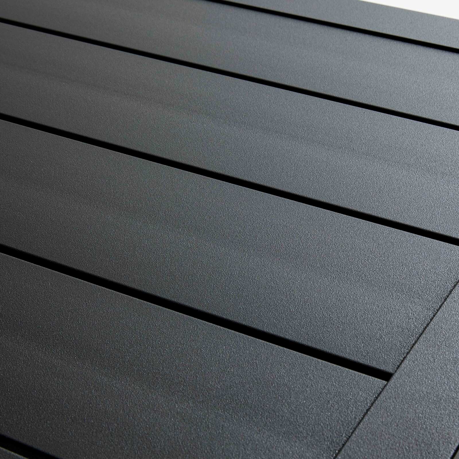 Table haute mange debout  (60 x 60 x 110 cm) en aluminium noir