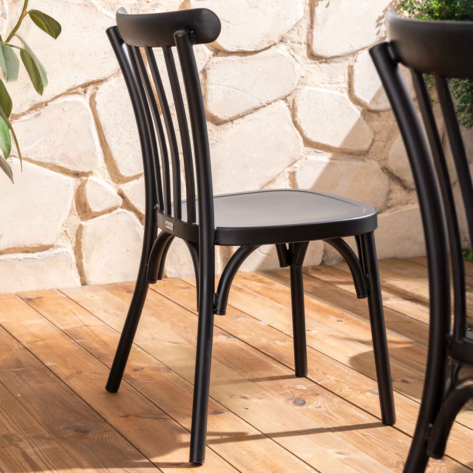 Chaise de jardin en aluminium