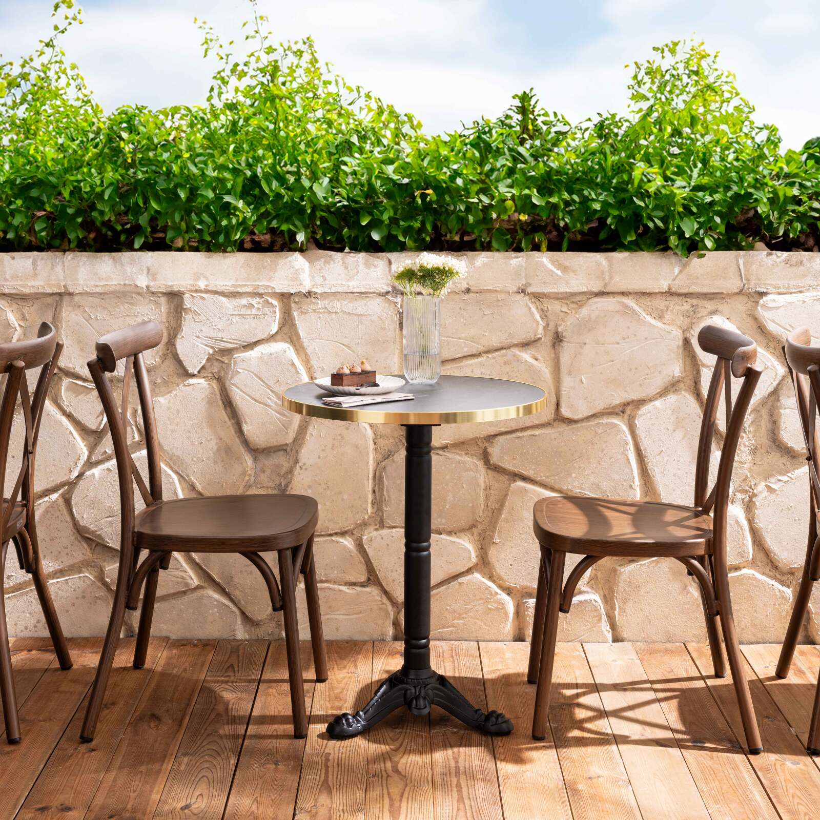 Chaise de jardin en aluminium Chaise de jardin en aluminium