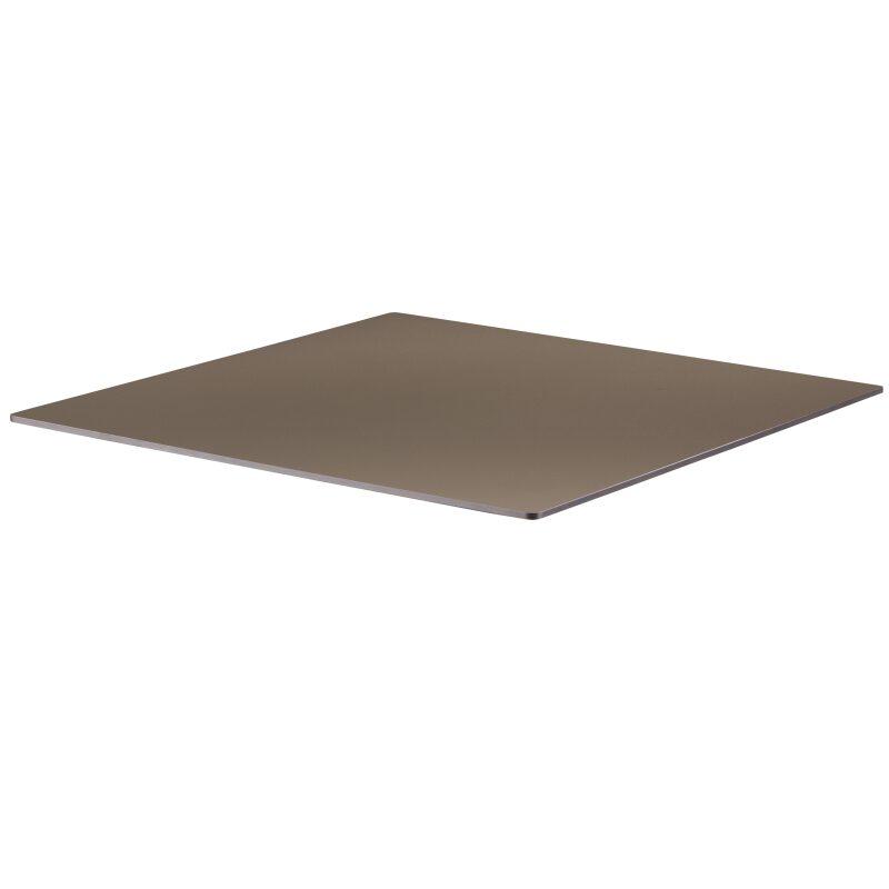 Plateau de table carré 70 x 70 cm en HPL