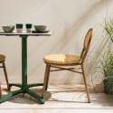 Chaise de jardin en aluminium et rotin synthétique