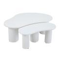 Table basse gigogne en MDF décor mélaminé