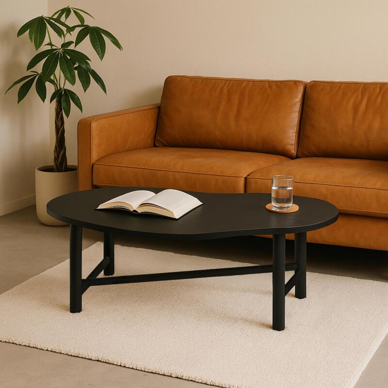 Table basse en MDF décor mélaminé