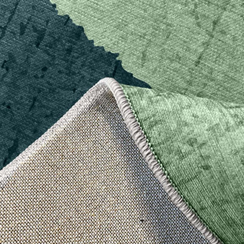 Tapis chenille rectangulaire en polyester à poils courts 