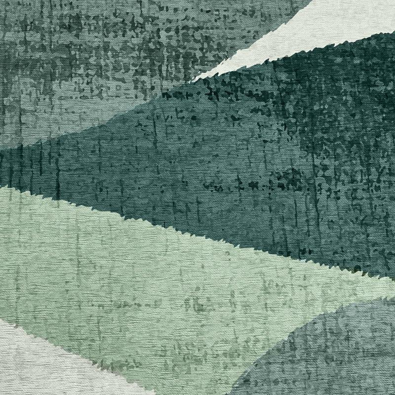 Tapis chenille rectangulaire en polyester à poils courts 