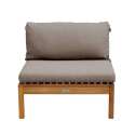 Fauteuil de jardin bas en bois d'eucalyptus FSC®