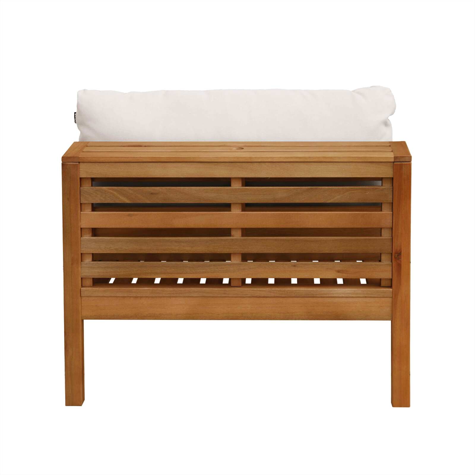 Fauteuil de jardin bas en bois d'eucalyptus FSC®