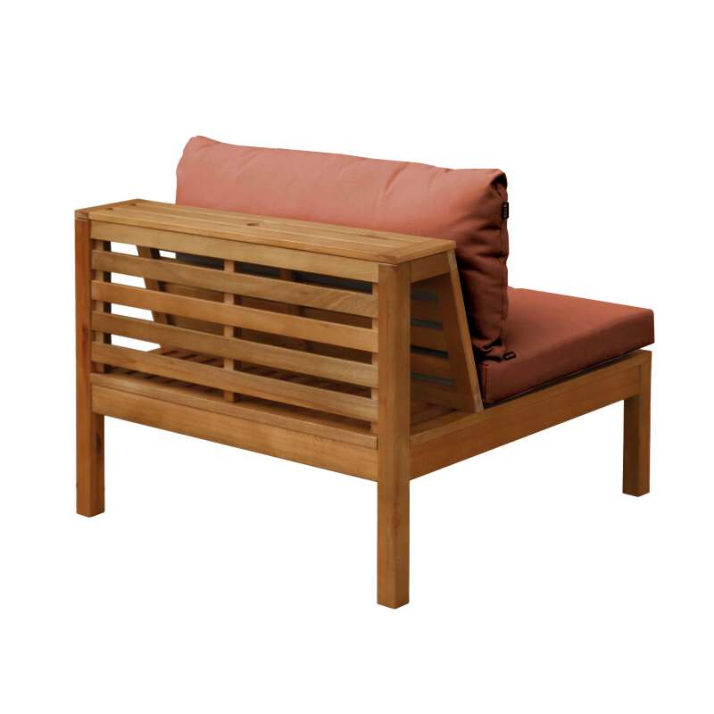Fauteuil de jardin bas en bois d'eucalyptus FSC®