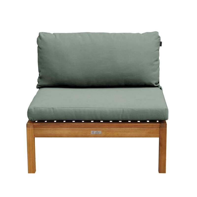 Fauteuil de jardin bas en bois d'eucalyptus FSC® (3/7)