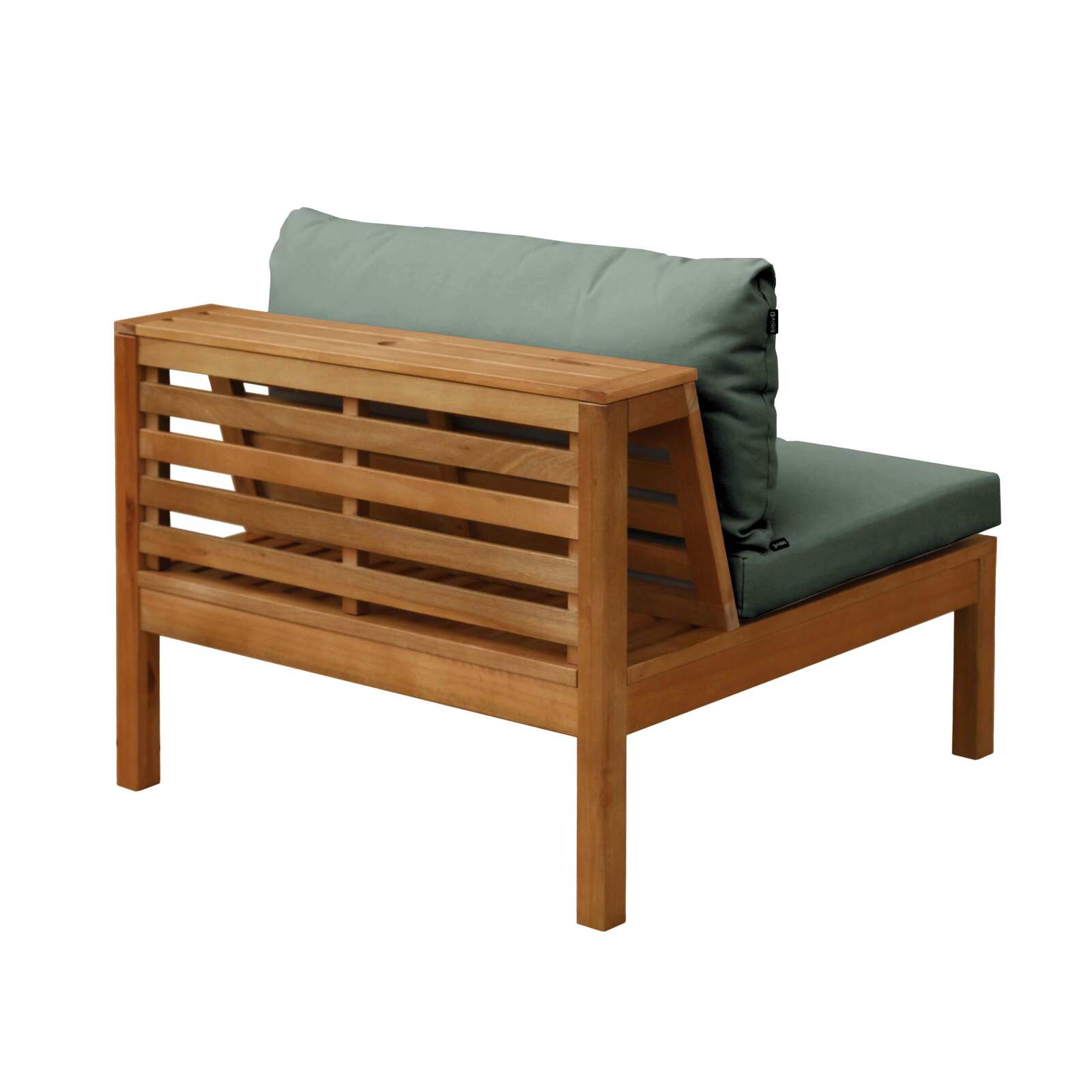 Fauteuil de jardin bas en bois d'eucalyptus FSC®