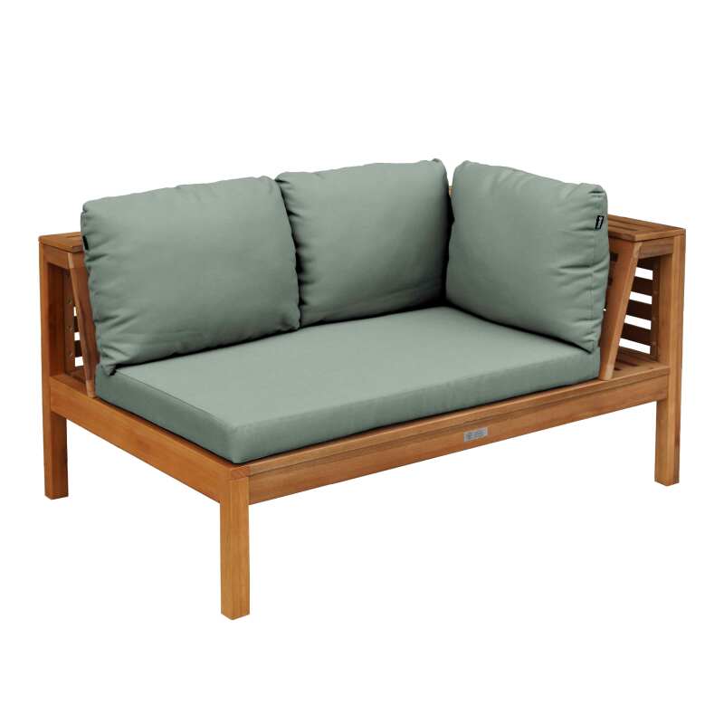 Salon de jardin 8 places avec table en bois d'eucalyptus FSC®