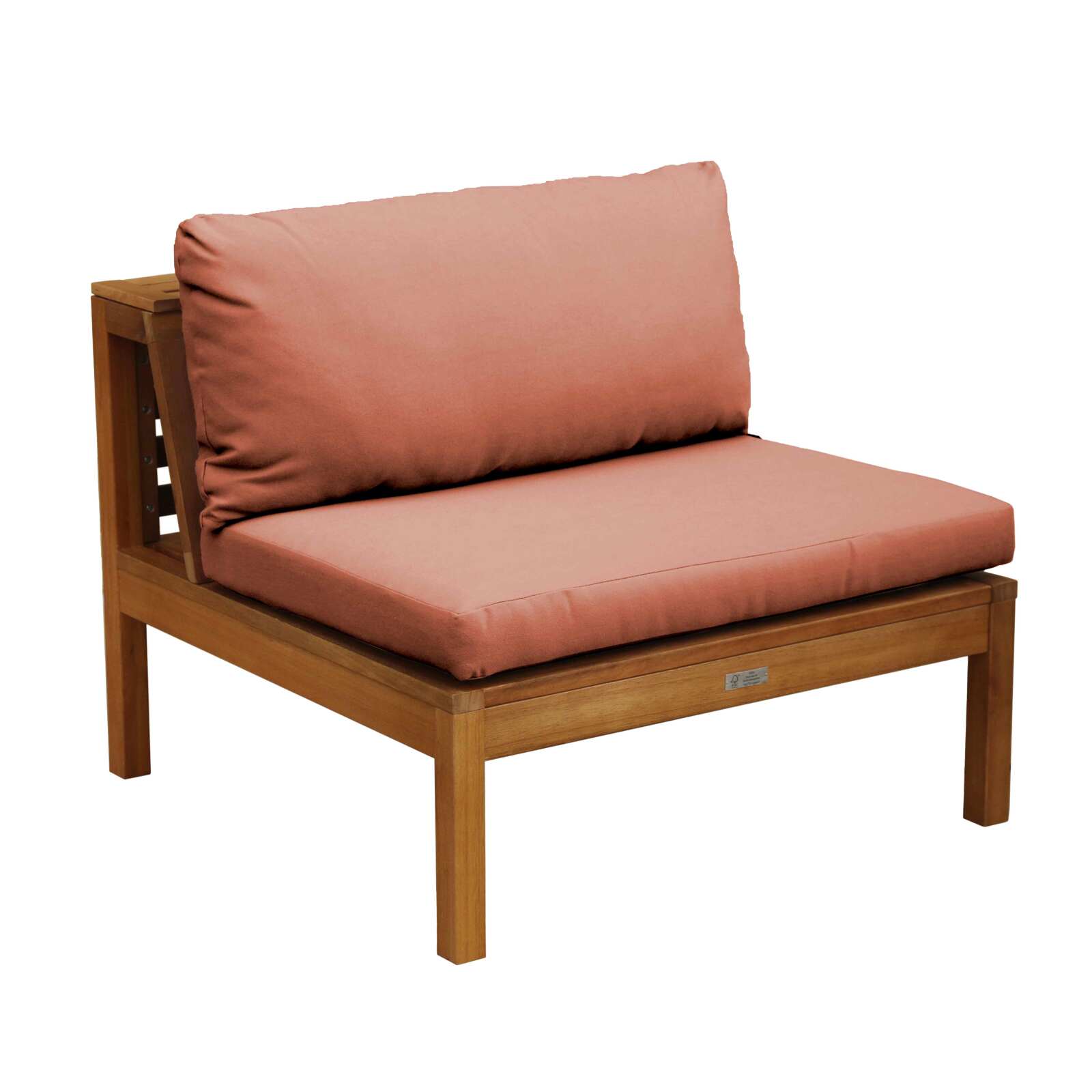 Salon de jardin bas 6 places avec table en bois d'eucalyptus FSC®