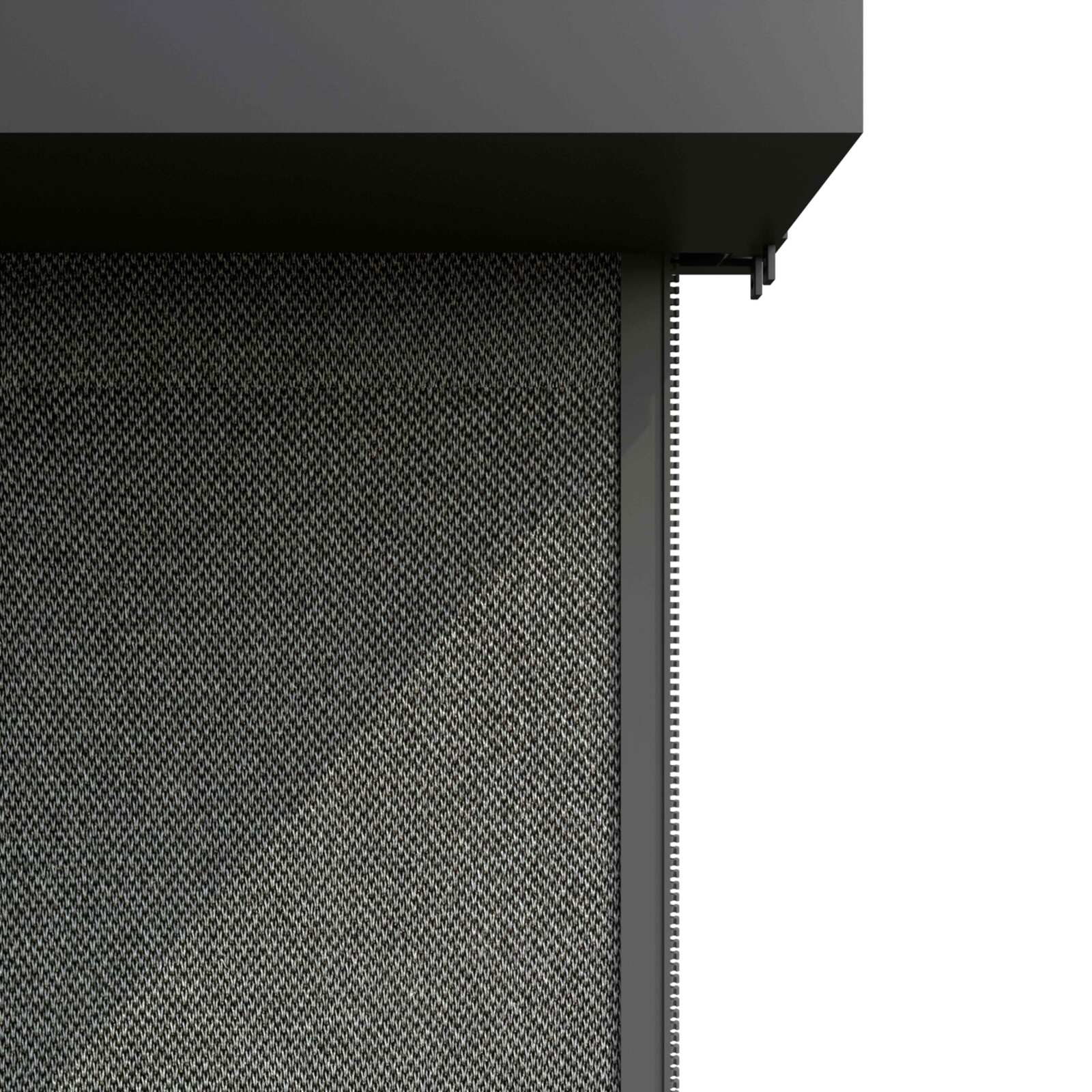 Pergola bioclimatique autoportée 4x3m motorisée/éclairée effet bois toit gris en aluminium avec 1, 2 ou 3 stores