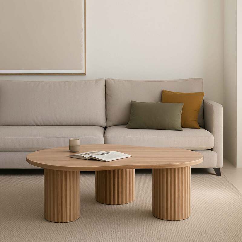 Table basse en MDF décor mélaminé (2/6)