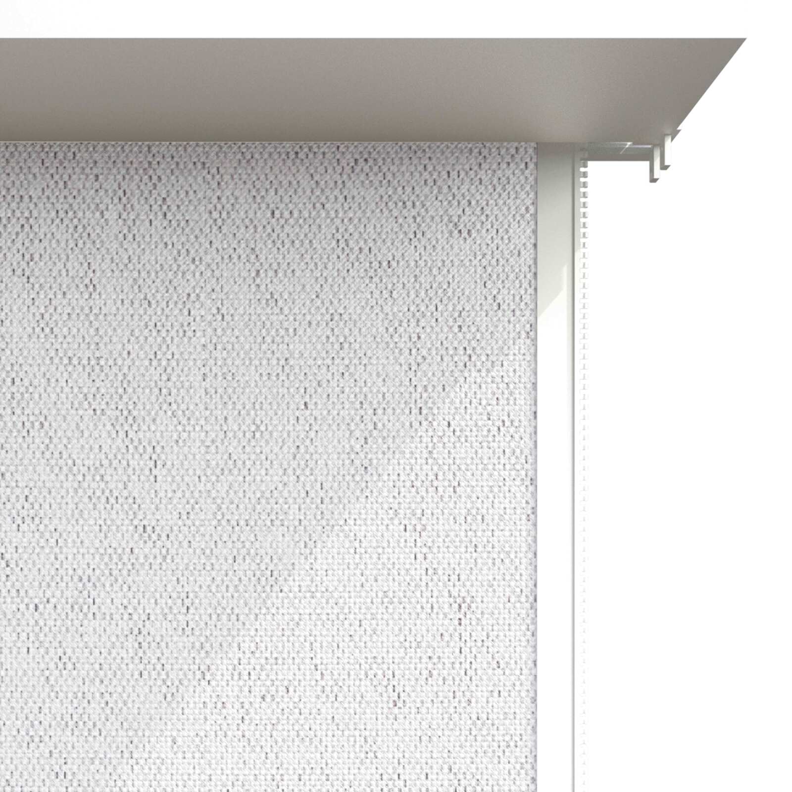 Pergola bioclimatique adossée 4x3m motorisée/éclairée effet bois toit blanc en aluminium avec 1, 2 ou 3 stores