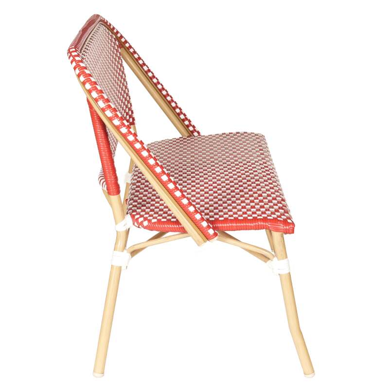 Banc de jardin en alumunium et rotin synthétique  (3/5)