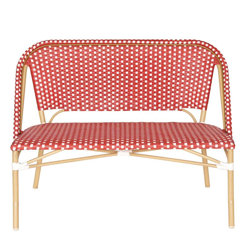 Banc de jardin en alumunium et rotin synthétique  (2/5)