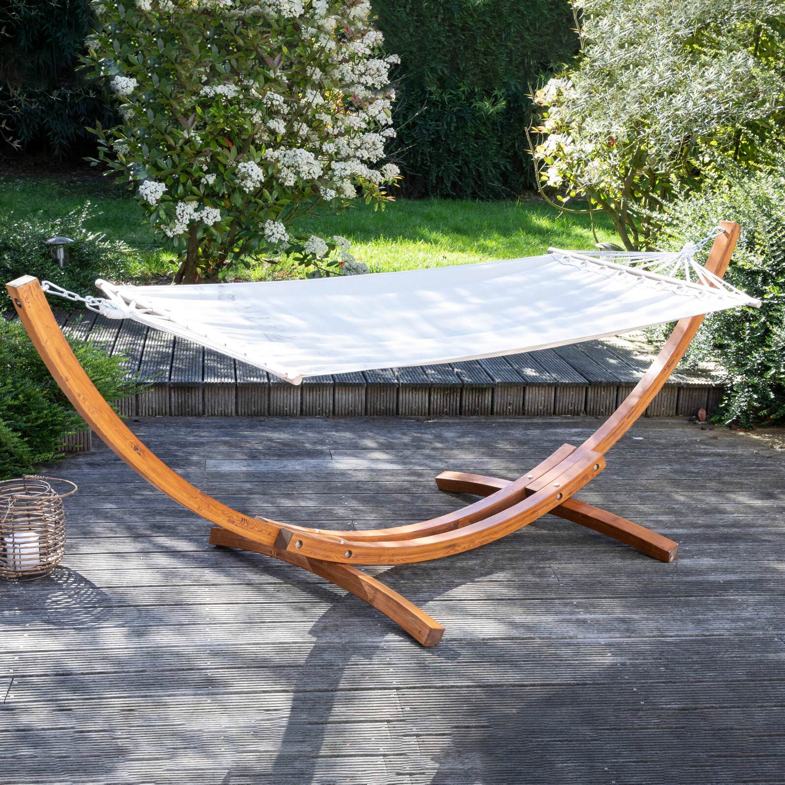 Hamac sur pied en bois FSC®