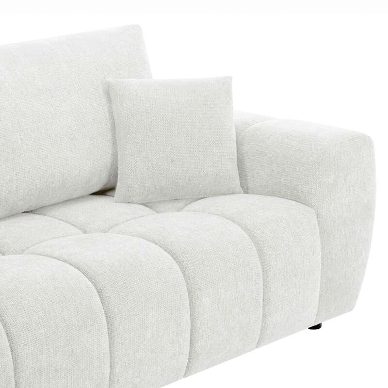 Canapé droit en polyester 3 places
