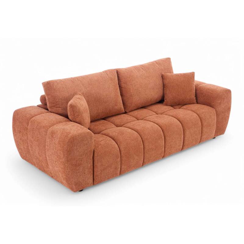 Canapé droit en polyester 3 places