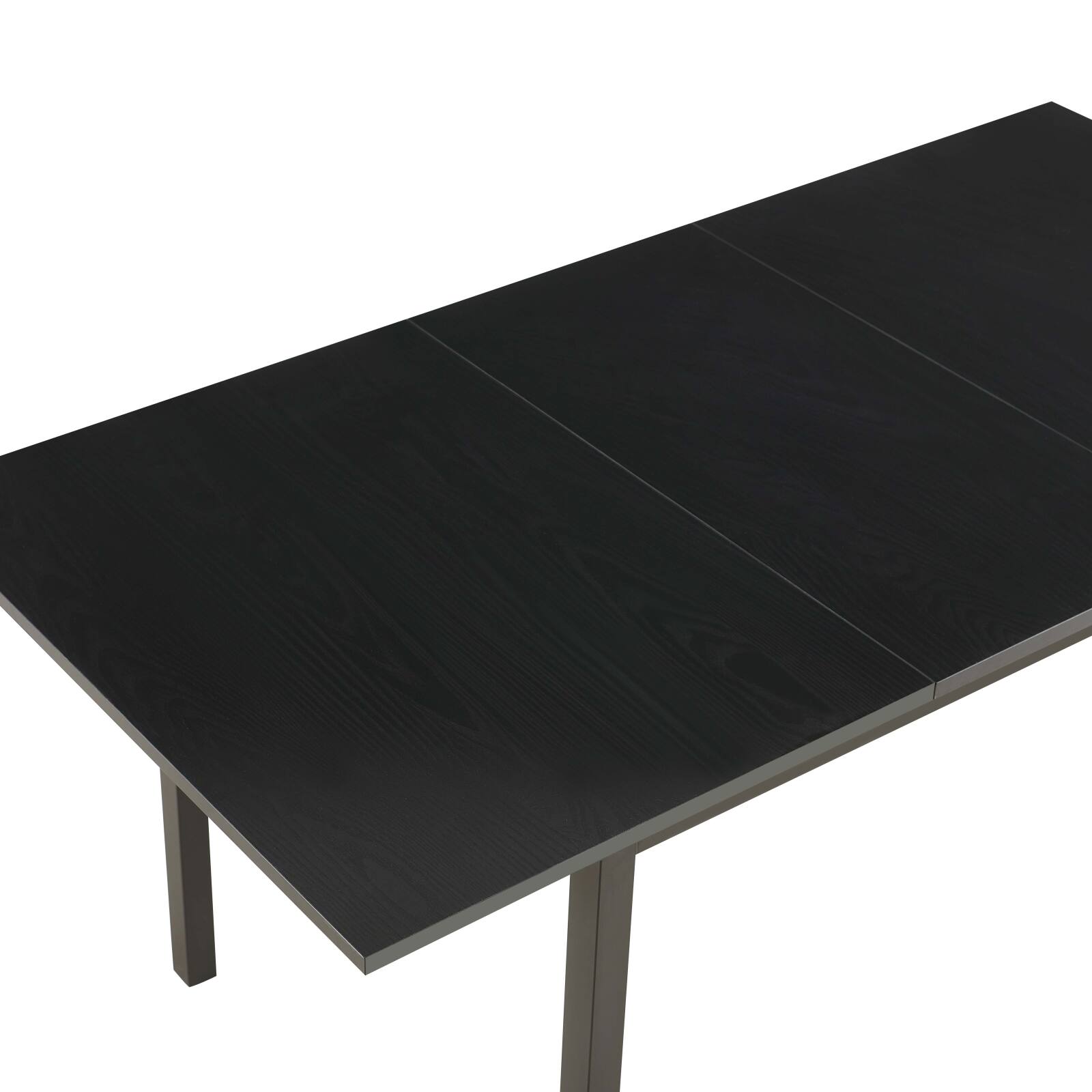 Table à manger rectangulaire(120/160 x 80 x 75 cm) en MDF avec finition mélamine 