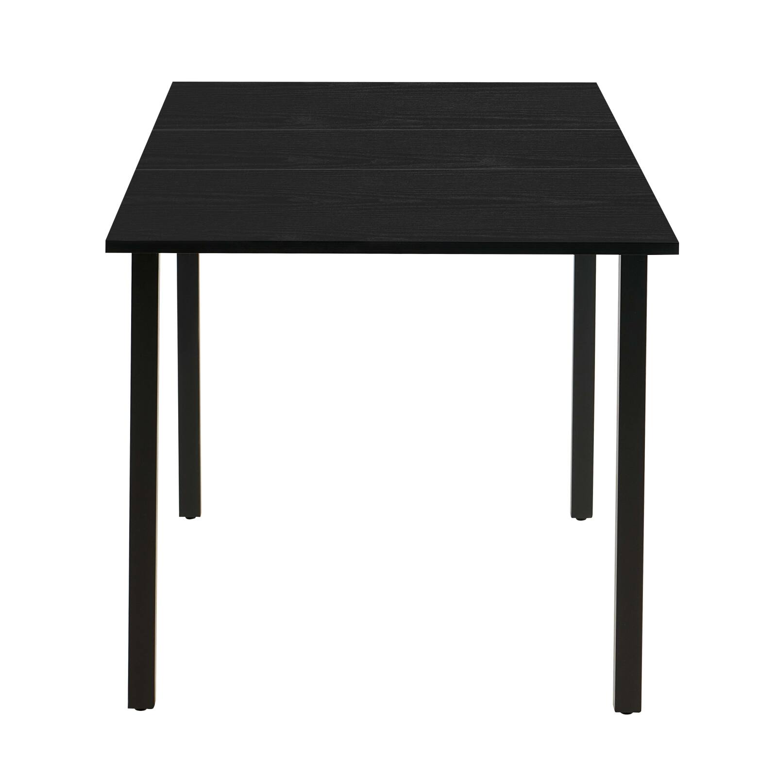 Table à manger rectangulaire(120/160 x 80 x 75 cm) en MDF avec finition mélamine 