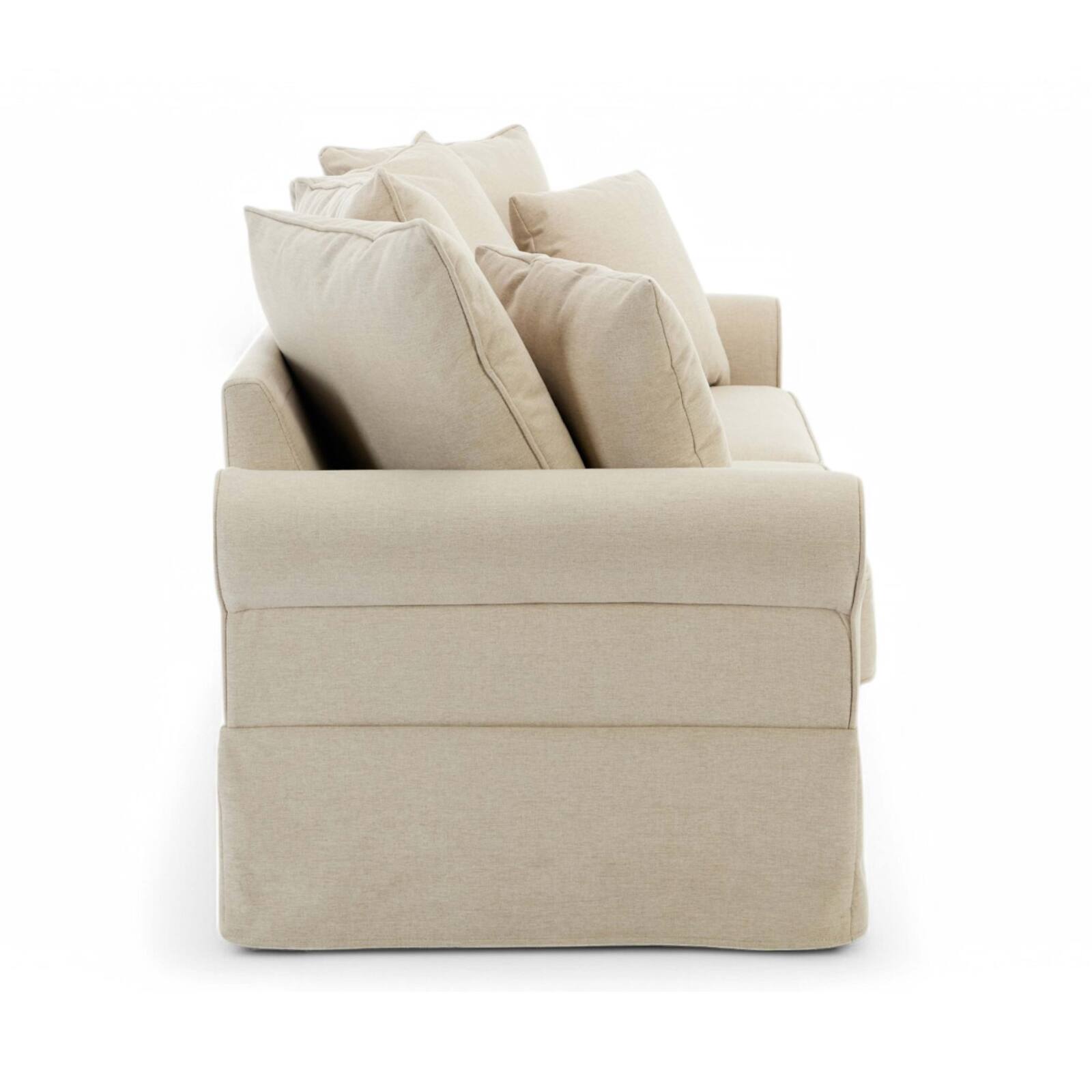 Canapé droit en polyester 3 places