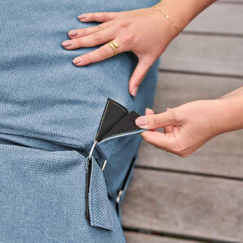 Salon de jardin modulable avec 2 méridiennes (4/5)