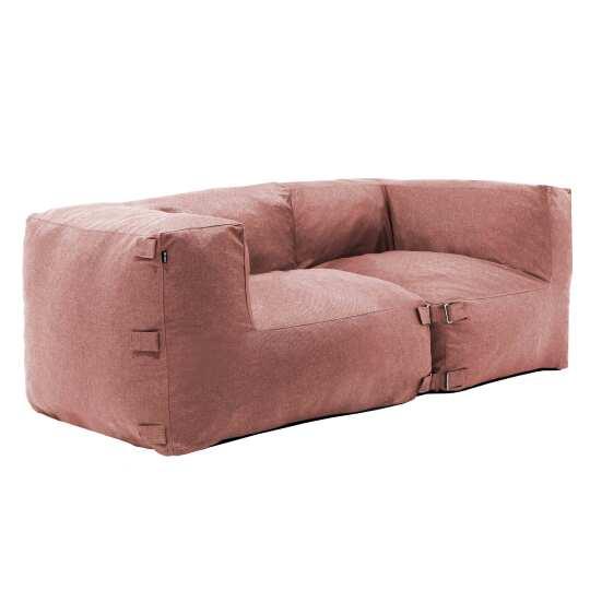Salon de jardin modulable avec 2 fauteuils d'angles