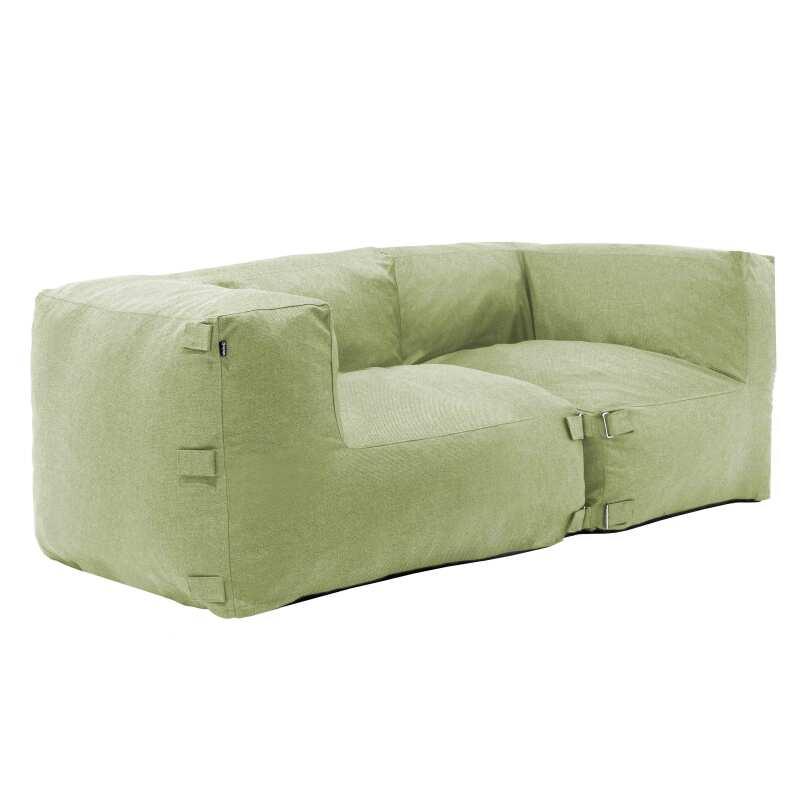 Salon de jardin modulable avec 2 fauteuils d'angles