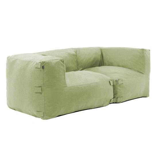 Salon de jardin modulable avec 2 fauteuils d'angles