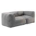Salon de jardin modulable avec 2 fauteuils d'angles