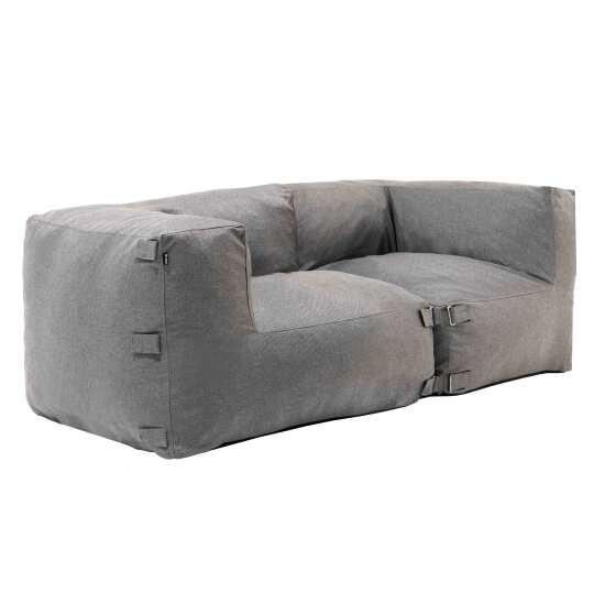 Salon de jardin modulable avec 2 fauteuils d'angles