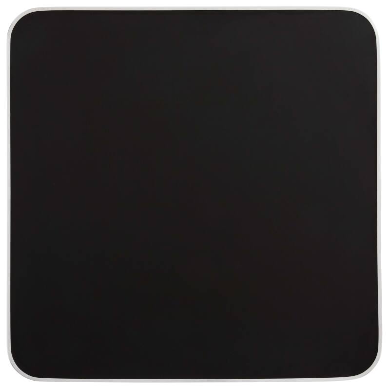 Plateau de table carré en contreplaqué avec revêtement stratifié et bords en aluminium 60 x 60 cm (2/7)