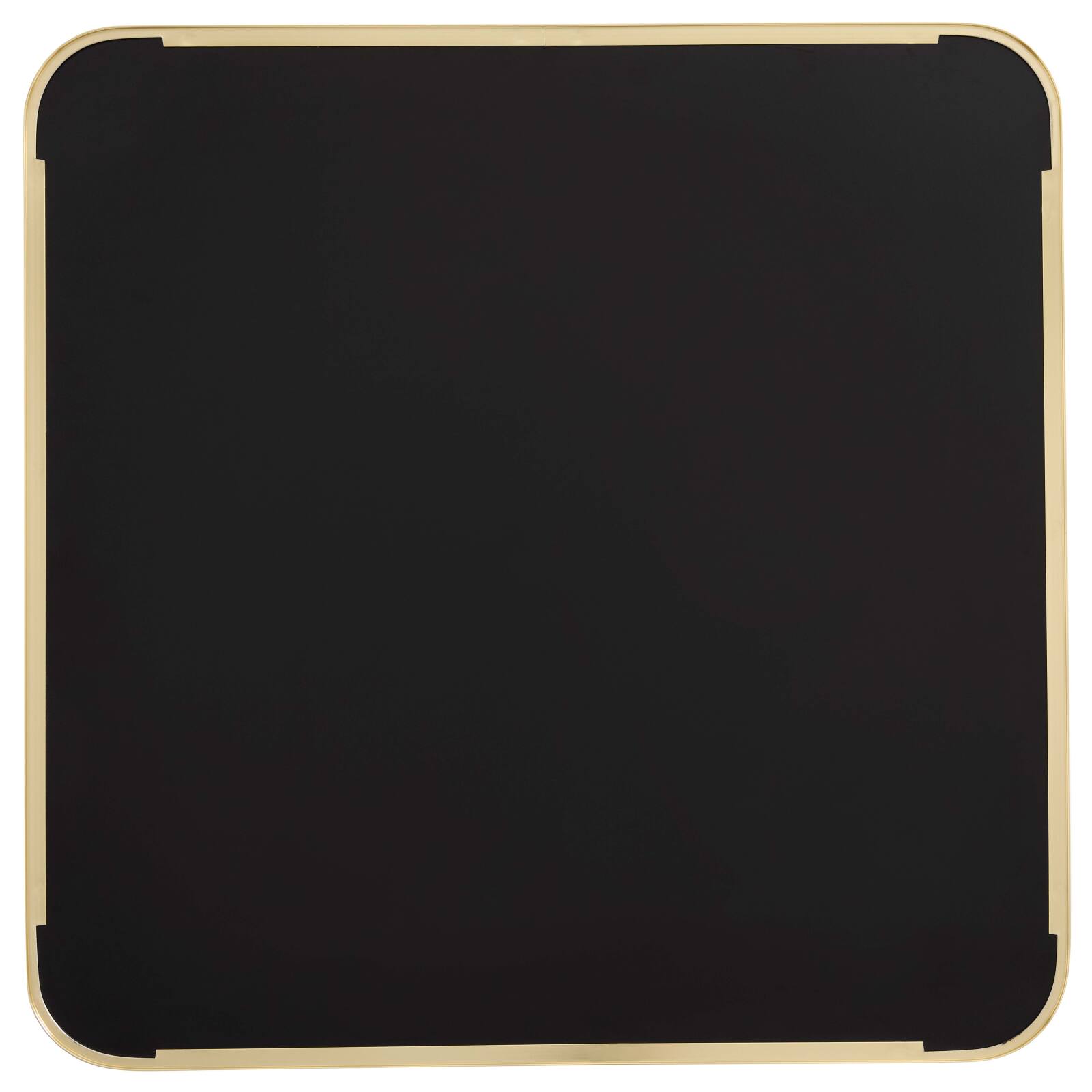 Plateau de table carré en contreplaqué avec revêtement stratifié et bords en aluminium 60 x 60 cm