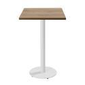Table haute 60 x 60 cm en aggloméré avec revêtement mélaminé