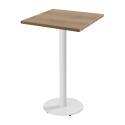 Table haute 60 x 60 cm en aggloméré avec revêtement mélaminé