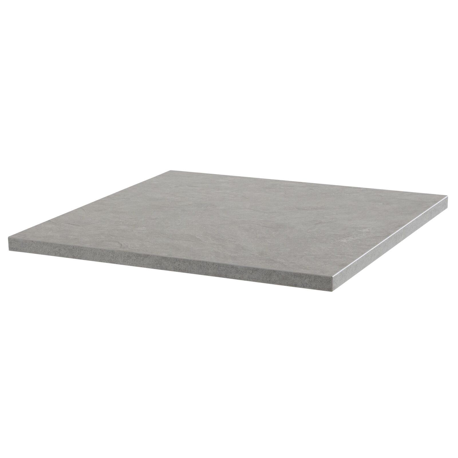 Table haute 60 x 60 cm en aggloméré avec revêtement mélaminé