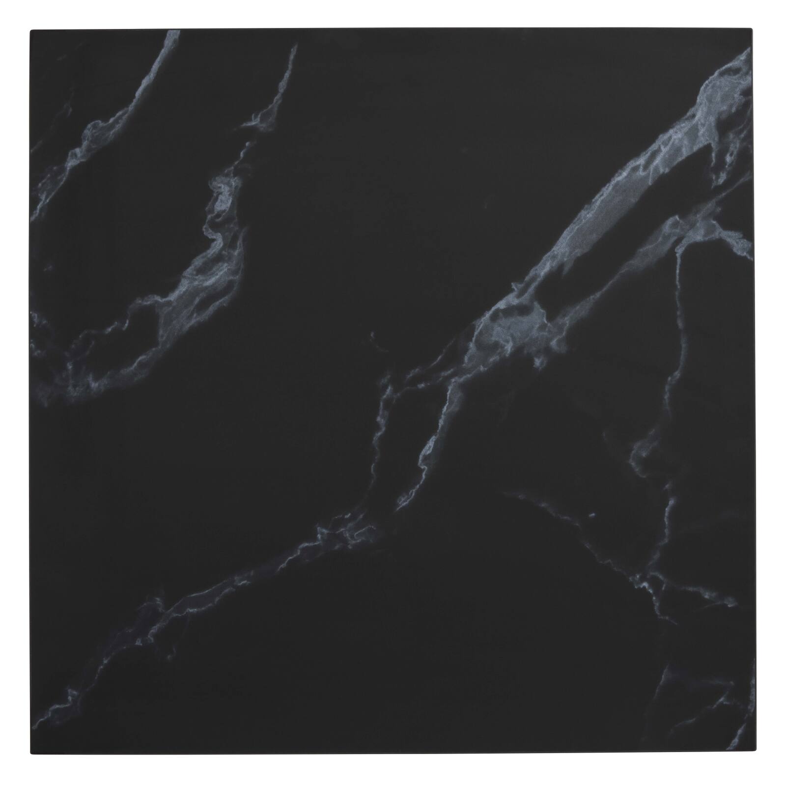 Table haute 60 x 60 cm en aggloméré avec revêtement mélaminé