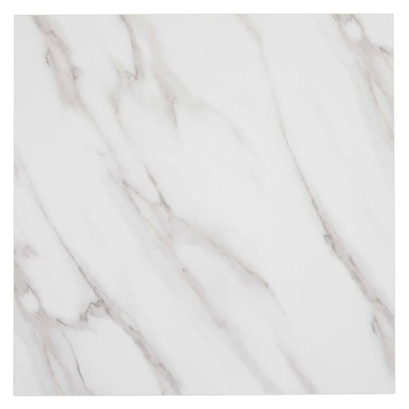 Table haute 60 x 60 cm en aggloméré avec revêtement mélaminé