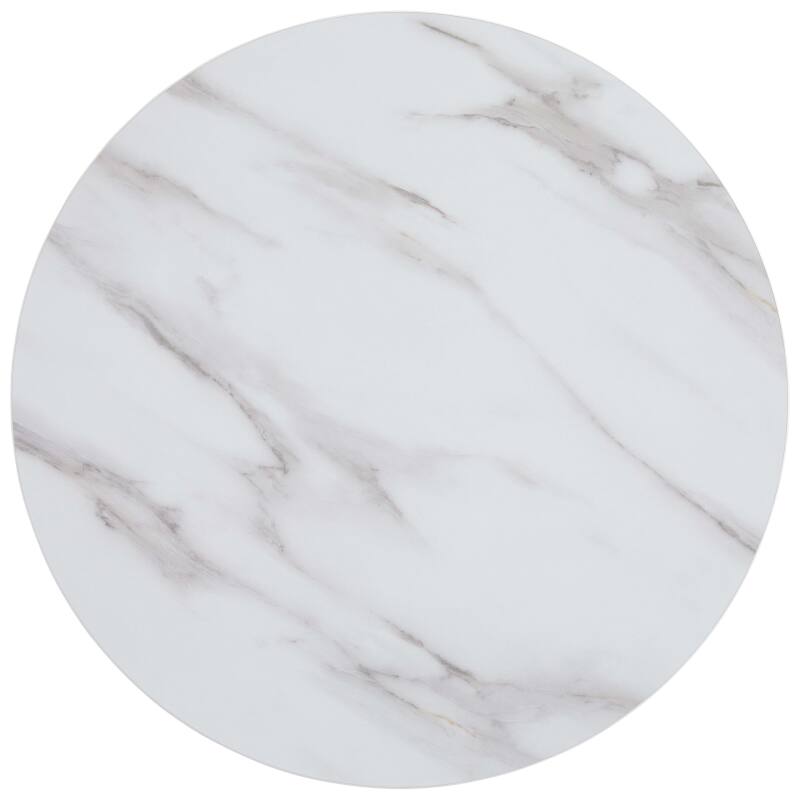 Table haute ronde Ø60 cm en aggloméré avec revêtement mélaminé (2/7)