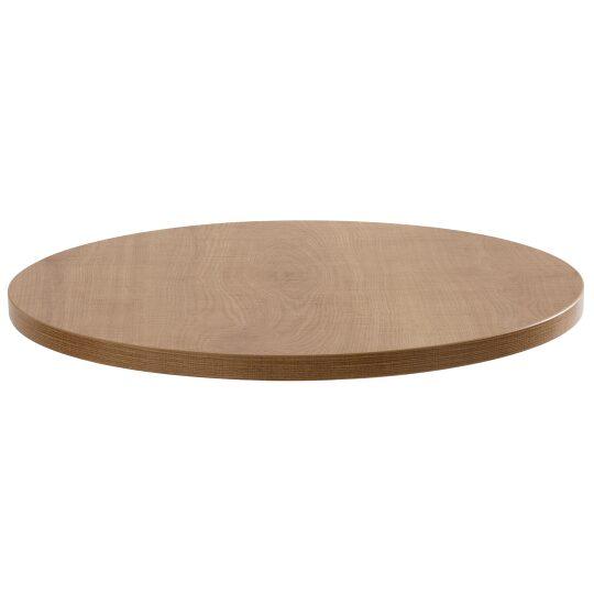 Plateau de table rond en aggloméré avec revêtement mélaminé ⌀60 cm