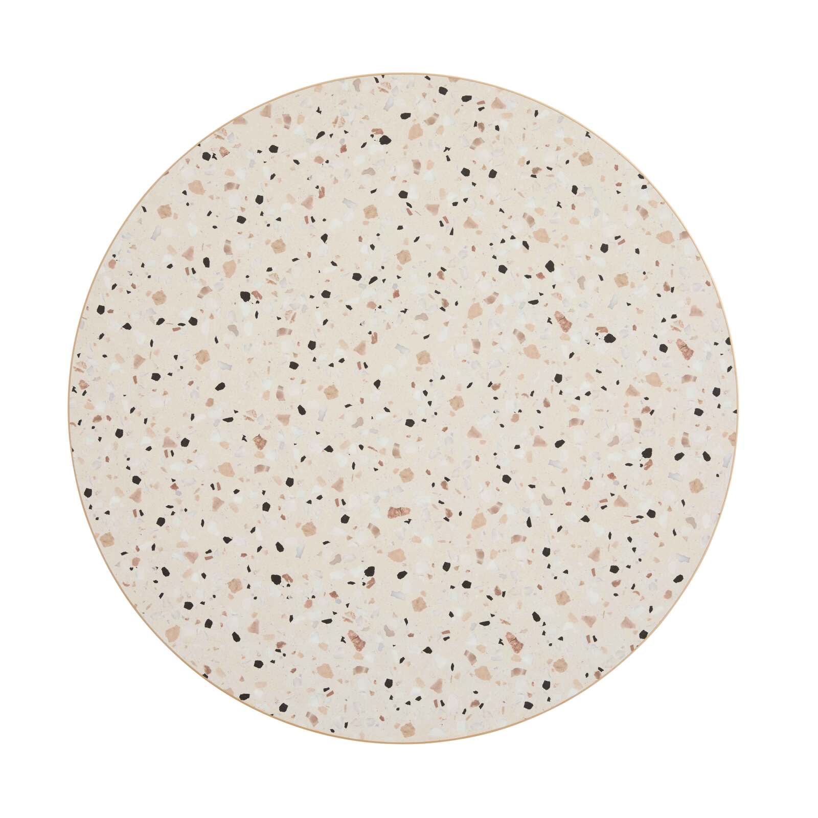 Plateau de table rond en aggloméré avec revêtement mélaminé ⌀60 cm